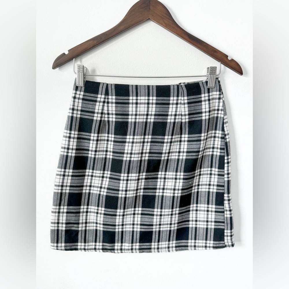 Plaid Mini Skirt